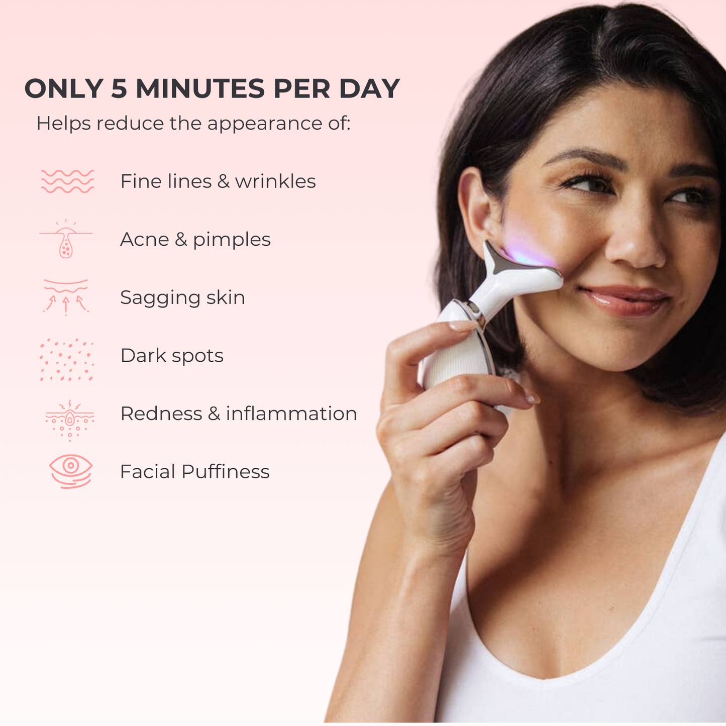Lux Cove 7-in-1 LED Facial Sculptor
