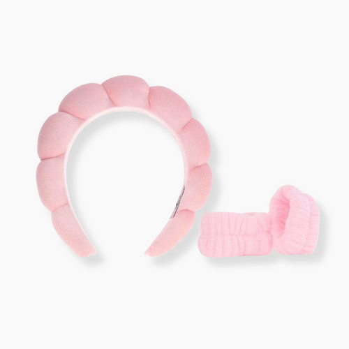Lux Cove Luxury Cloud Headband & Wristband Set